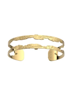 Bracelet Les Georgettes Caïman doré 14mm