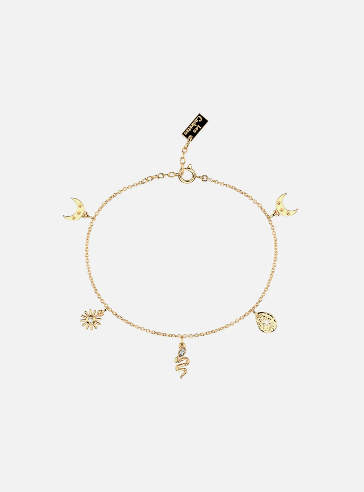 Bracelet Les Georgettes doré pampilles mystiques_x005f_x000D_Collection Les Cadettes