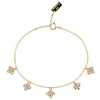 Bracelet Les Georgettes Fleurs doré_x005f_x000D_Collection Les Cadettes