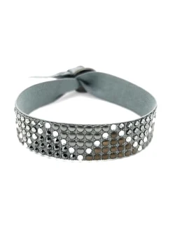 Bracelet Les Interchangeables empierré gris