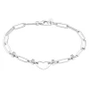 Bracelet Lotus Silver Coeur argent