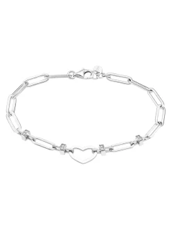 Bracelet Lotus Silver Coeur argent