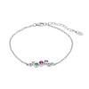 Bracelet Lotus Silver pierres multicolores