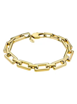 Bracelet Lotus Style Acier Doré Chaîne