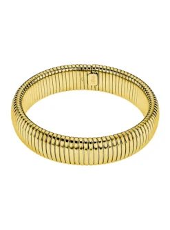 Bracelet Lotus Style Acier Doré