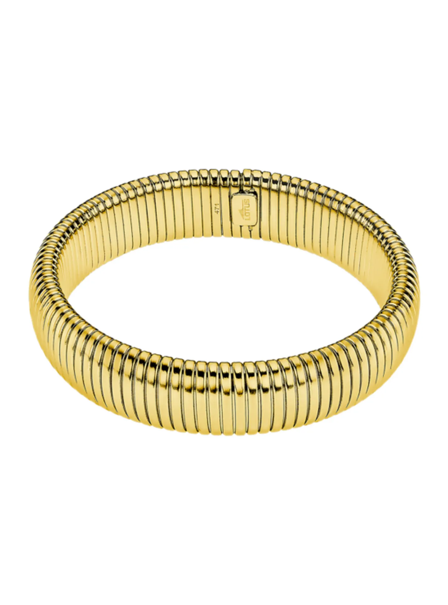 Bracelet Lotus Style Acier Doré