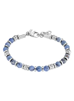 Bracelet Lotus Style Bleu Acier