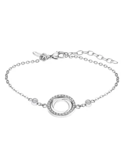 Bracelet Lotus Style collection Bliss_x005f_x000D_acier et strass