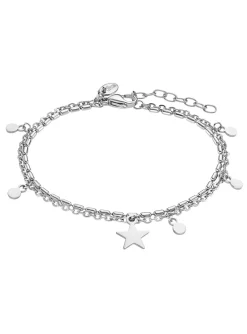 Bracelet Lotus Style double rang pampilles