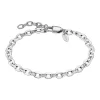Bracelet Lotus Style Maille Forçat Acier