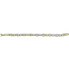 Bracelet maille marine or bicolore 18 carats