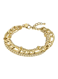Bracelet Multi Rang Lotus Style Urban Woman_x005f_x000D_Acier doré