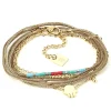 Bracelet multirang Zag Bijoux main de fatma