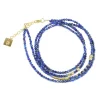 Bracelet multirang Zag Bijoux Favela lapis lazuli_x005f_x000D_double rang