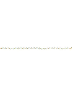 Bracelet perles et boules or jaune 18 carats