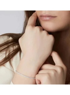 Bracelet Sif Jakobs ELLERA_x005f_x000D_argent et oxydes blancs
