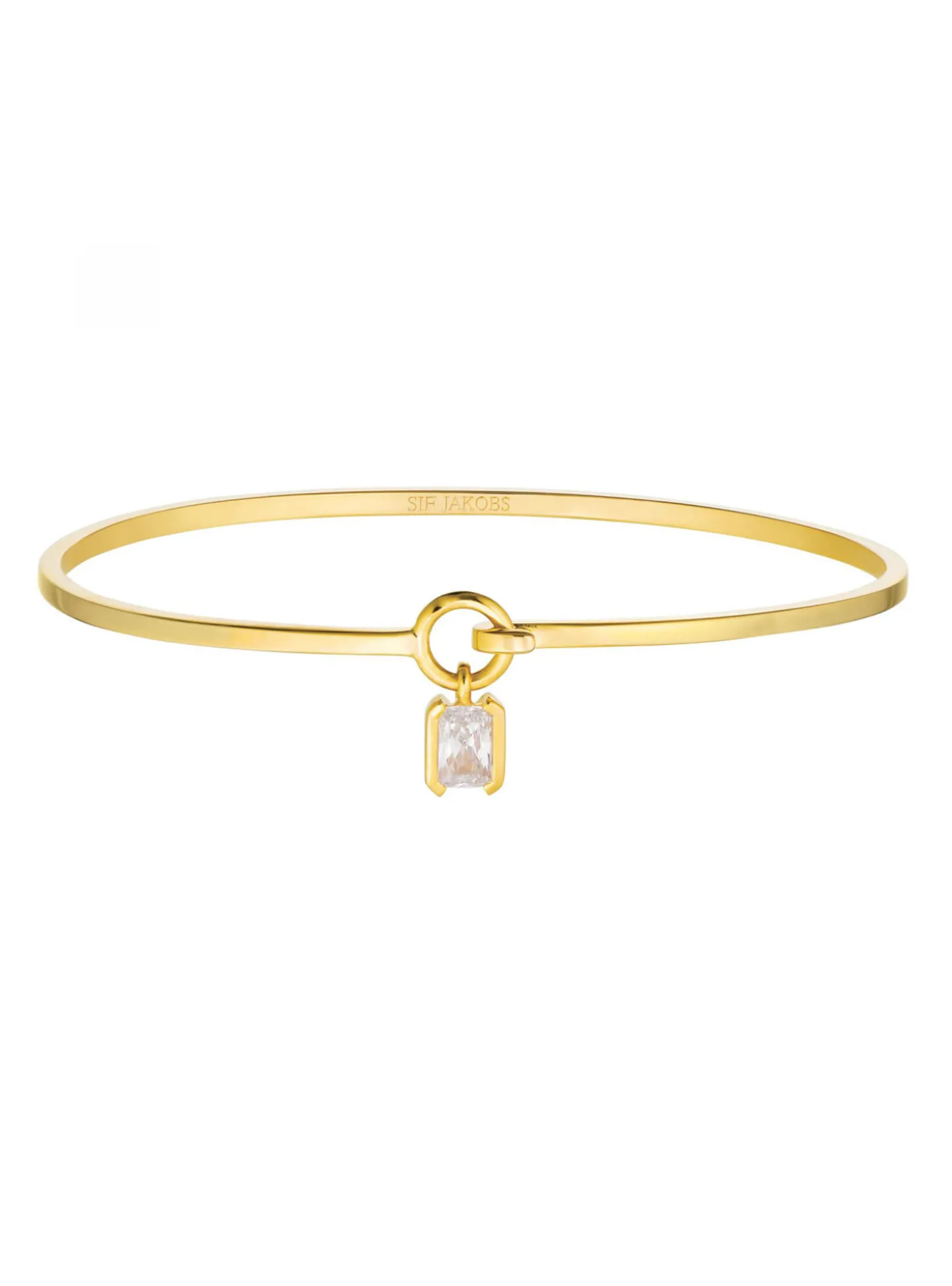 Bracelet Sif Jakobs Roccanova argent plaqué or_x005f_x000D_pampille en oxyd ed e zirconium