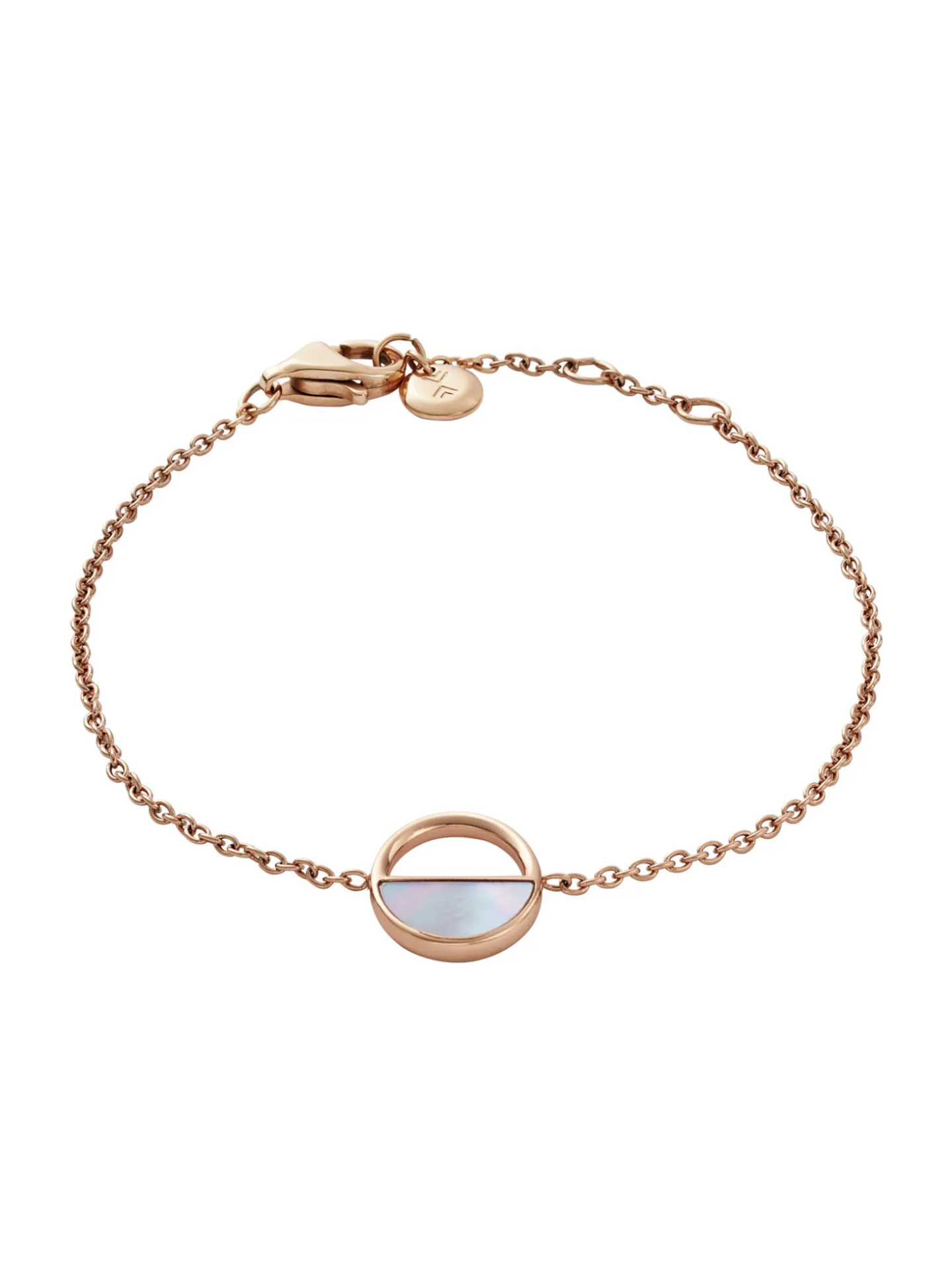 Bracelet Skagen Elin acier rose nacre