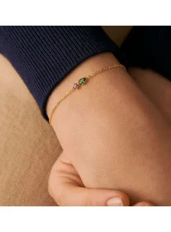 Bracelet souple Agatha Astro doré