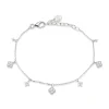 Bracelet souple Agatha Beloved pampilles argent