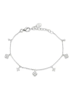 Bracelet souple Agatha Beloved pampilles argent