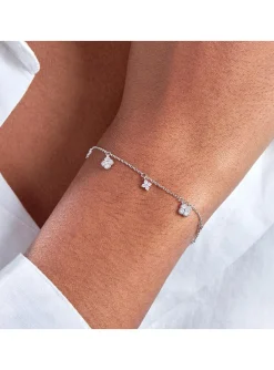 Bracelet souple Agatha Beloved pampilles argent