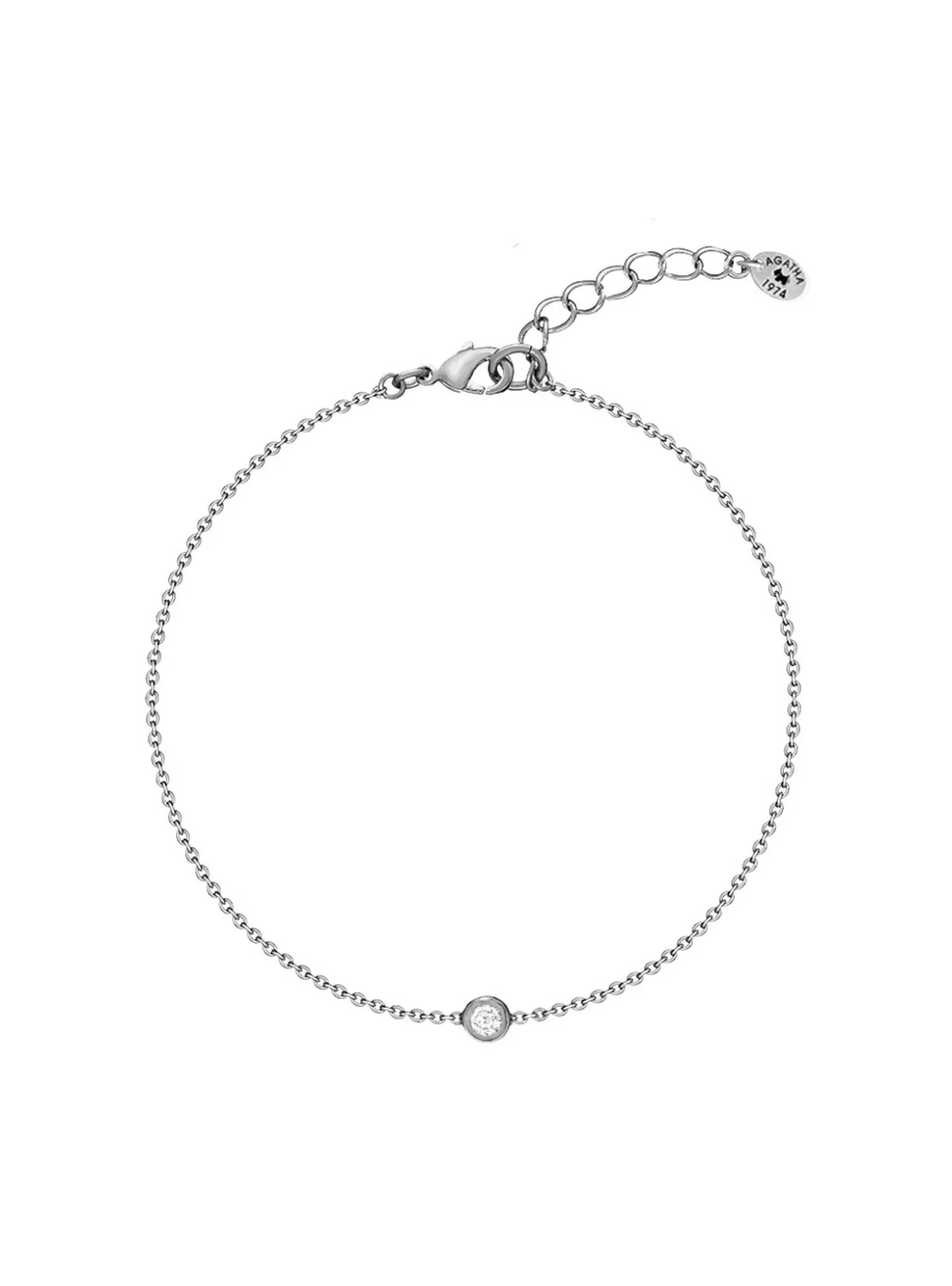 Bracelet souple Agatha Briiliant en argent