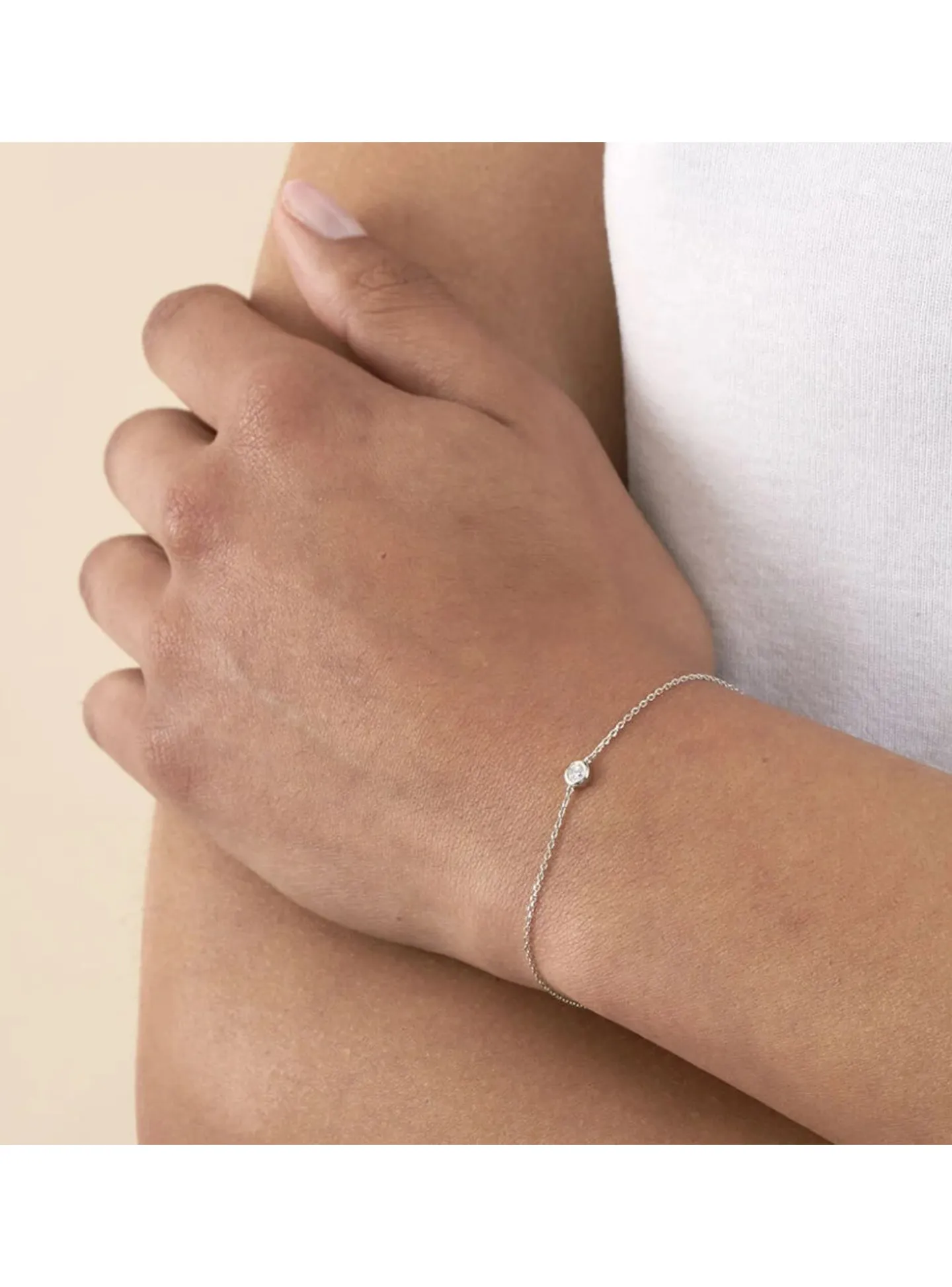 Bracelet souple Agatha Briiliant en argent