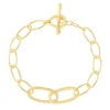 Bracelet souple Agatha Chain doré