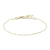 Bracelet souple Agatha Smarty doré blanc