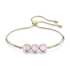 Bracelet Swarovsi Orbita cristal forme ronde_x005f_x000D_plaqué or