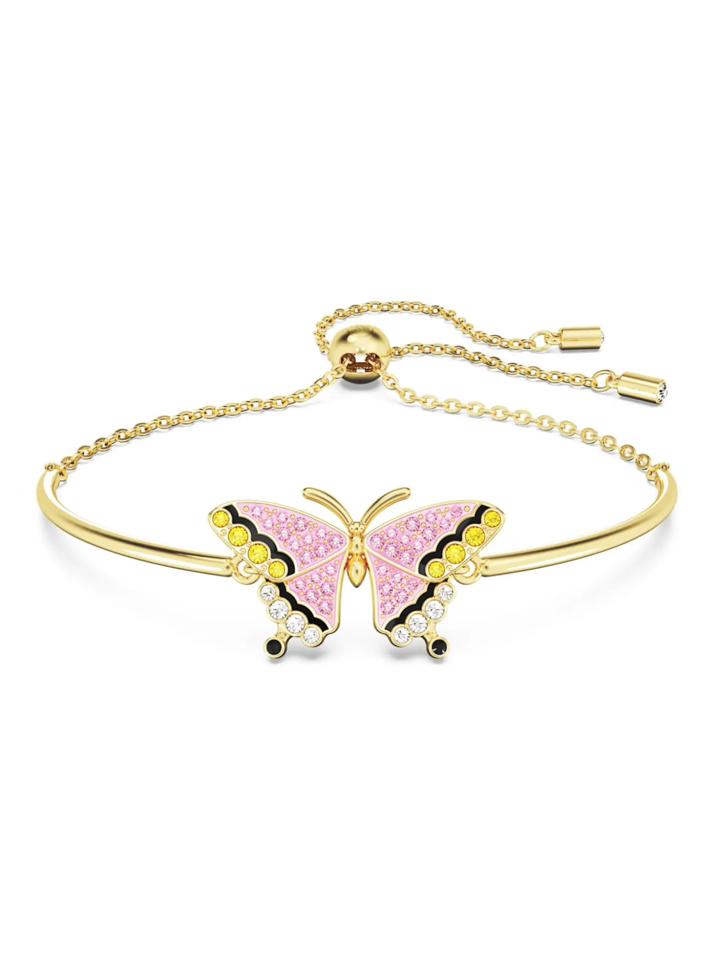 Bracelet Swarovski Idyllia Papillon rose et doré