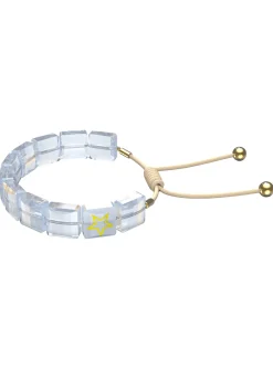 Bracelet Swarovski Letra doré étoile