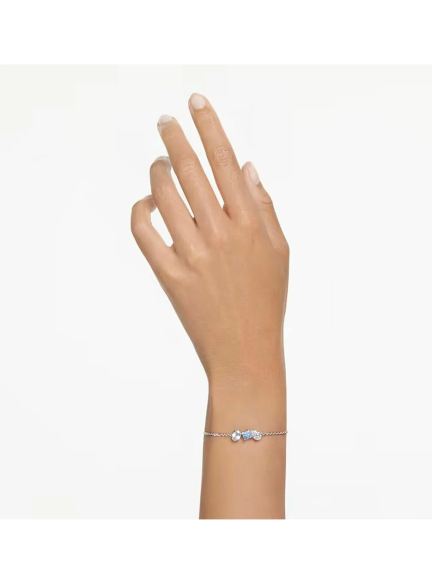 Bracelet Swarovski Mesmera bleu et blanc M