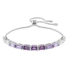 Bracelet Swarovski Tennis Matrix violet_x005f_x000D_taille baguette