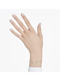 Bracelet Swarovski Tennis Imber doré