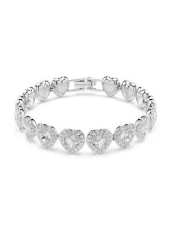 Bracelet Tennis Ariana Grande x Swarovski Angelic_x005f_x000D_coeurs argentés