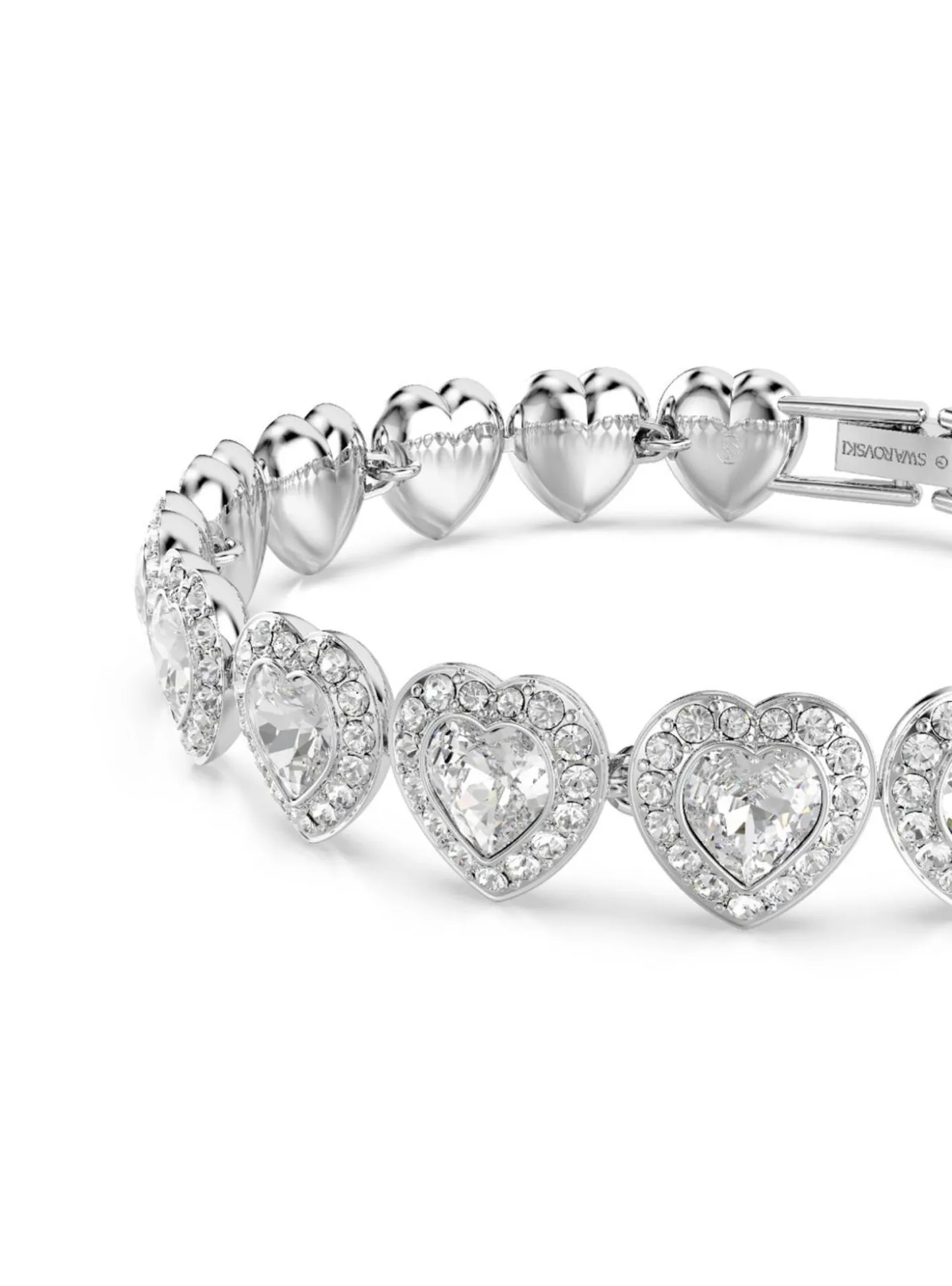 Bracelet Tennis Ariana Grande x Swarovski Angelic_x005f_x000D_coeurs argentés