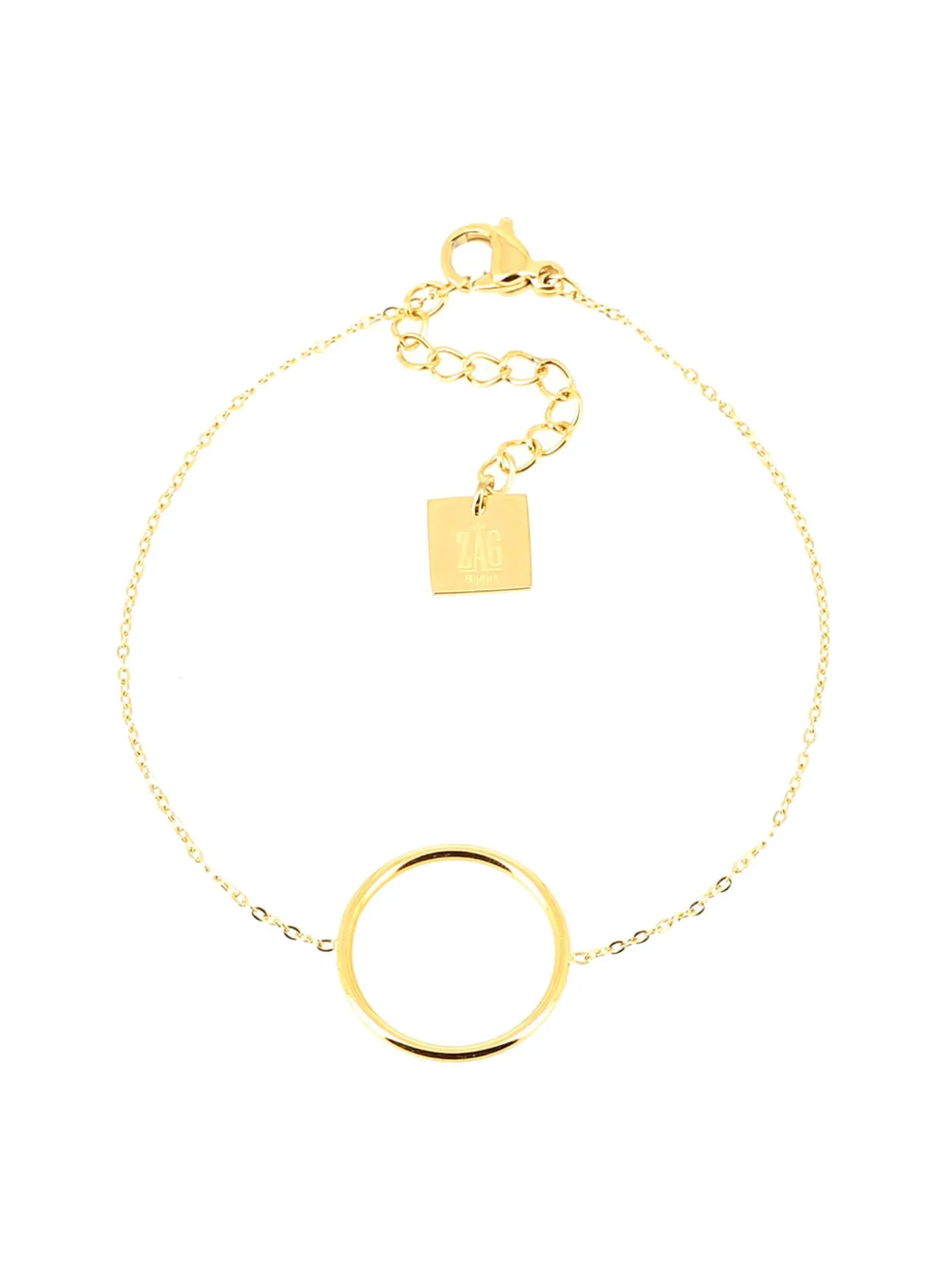 Bracelet Zag bijoux anneau simple