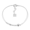 Bracelet Zag Bijoux Belenos acier zirconium