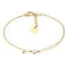 Bracelet Zag Bijoux Céline acier doré étoile oxyde