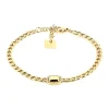 Bracelet Zag Bijoux Dorea gros maillons