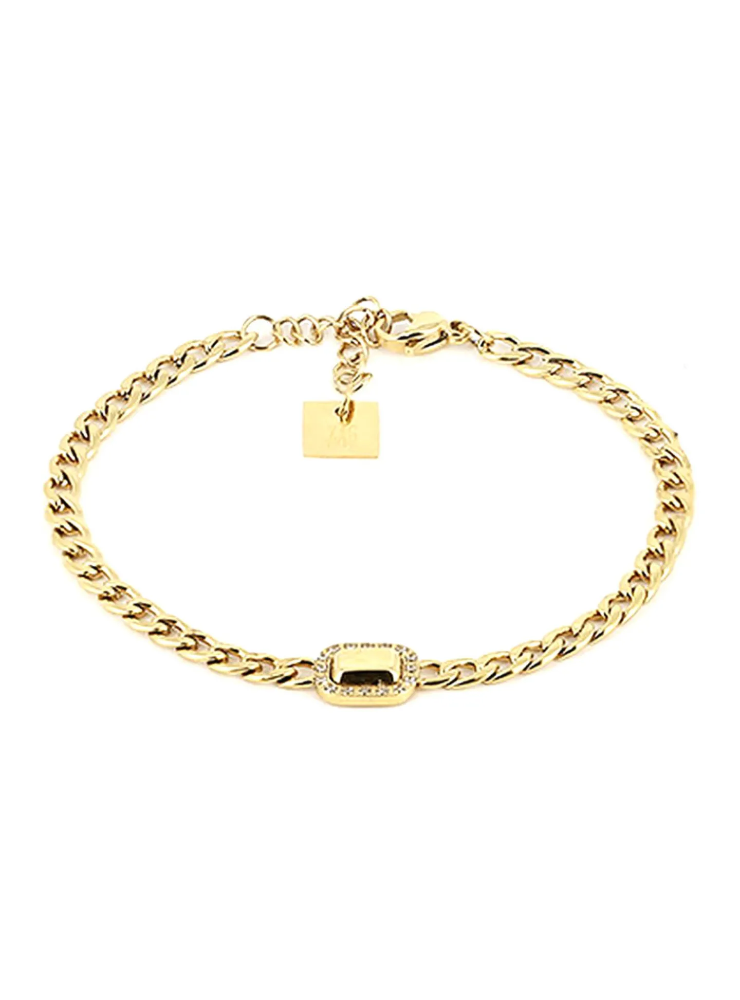 Bracelet Zag Bijoux Dorea gros maillons