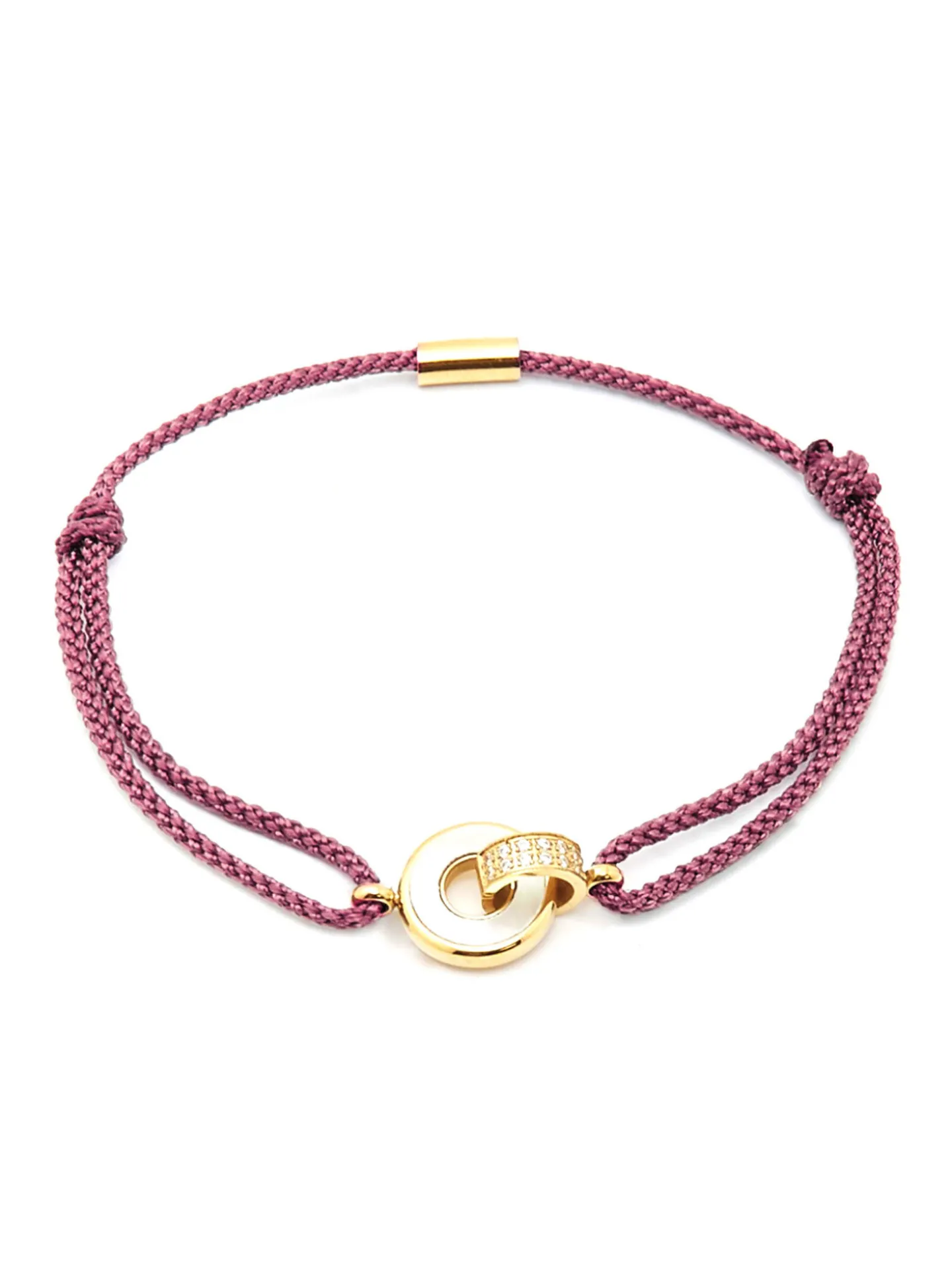 Bracelet Zag Bijoux Katia anneau nacre et oxydes_x005f_x000D_de zirconium