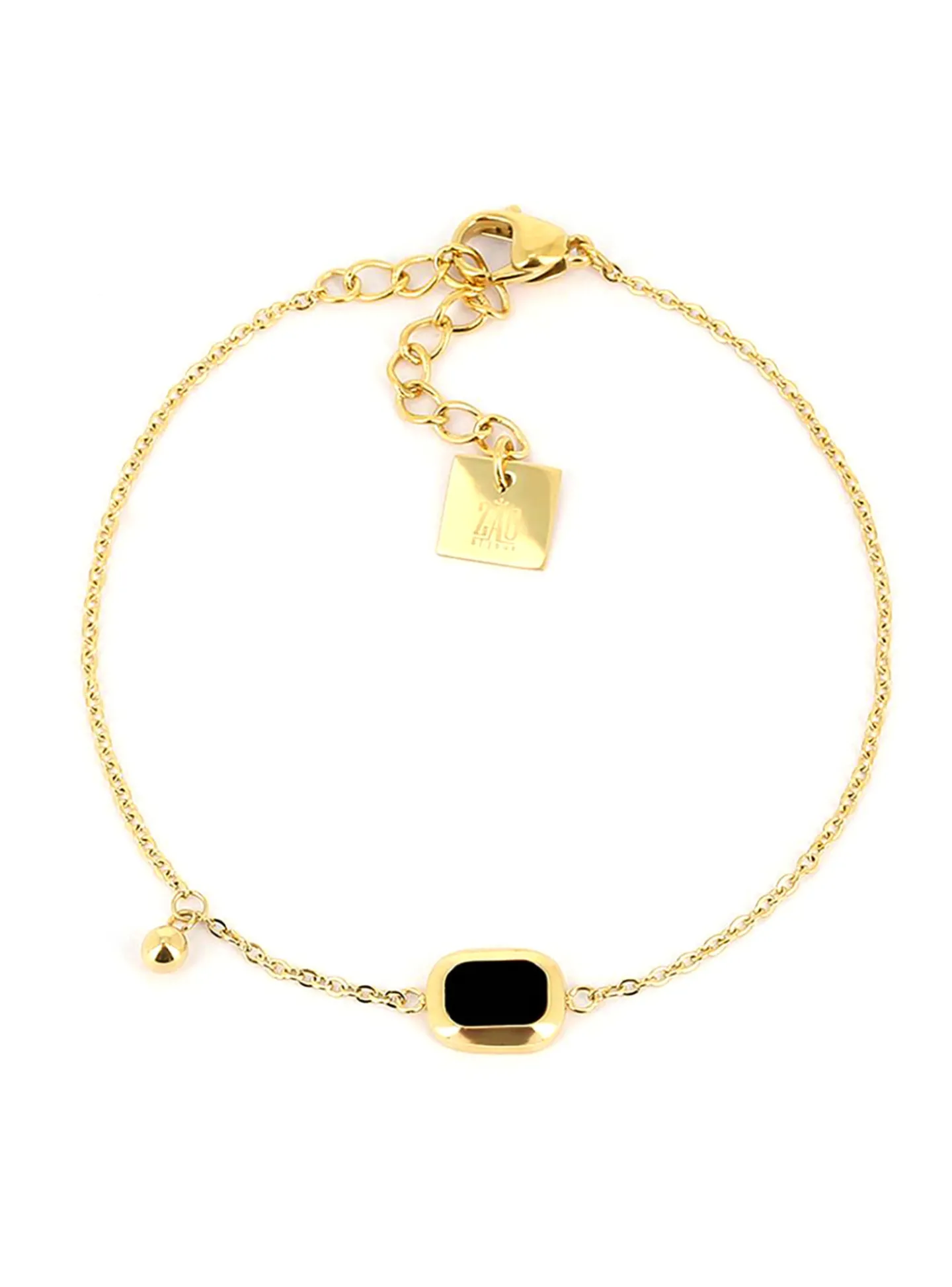 Bracelet Zag Bijoux Lilou onyx