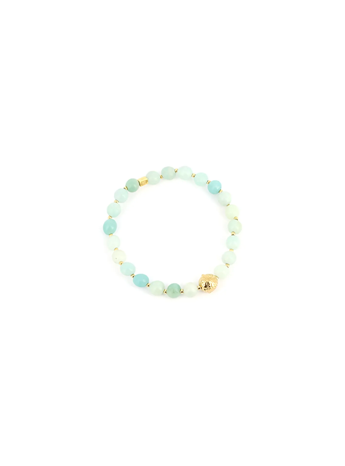 Bracelet Zag Bijoux Loua élastique perle cornaline