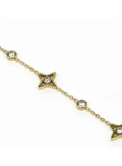Bracelet Zag Bijoux Manhattan étoilé acier doré