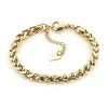 Bracelet Zag Bijoux Minerve acier doré