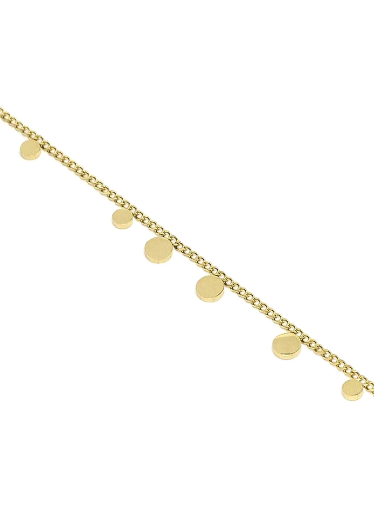 Bracelet Zag Bijoux Mini Confettis acier doré