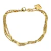 Bracelet Zag Bijoux Multi rang diverses mailles